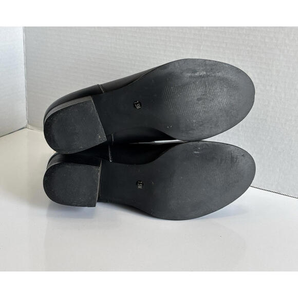 Matisse Rocker Ankle Boots Women’s 7.5M Black Leather Spike Studded Moto Pull On - Picture 8 of 16